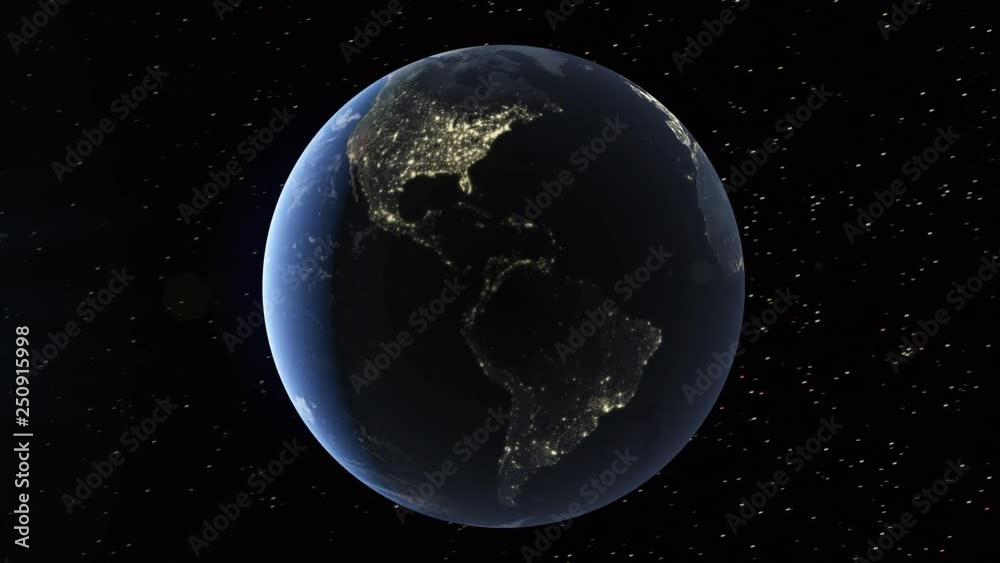 Realistic 3d animated earth showing the borders of the country Ghana and the capital Accra in 4K resolution at nighttime Realistic 3d animated earth showing the borders of the country Ghana and the capital Accra in 4K resolution at nighttime