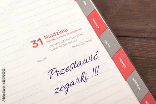 Zmiana czasu na letni
