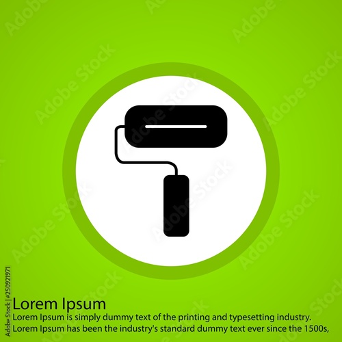 Vector Paint Roller Icon