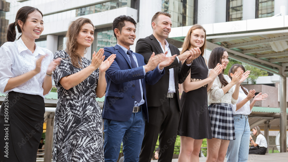 Fototapeta premium Business team coperate success concept