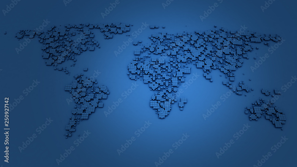 world map data