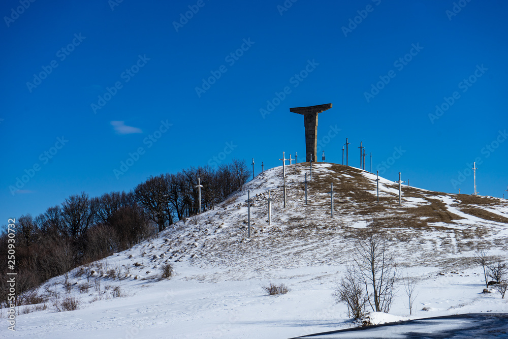 Fototapeta premium Monument to Didgori battle