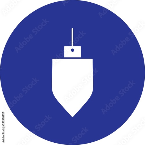  Vector Plumb bob Icon