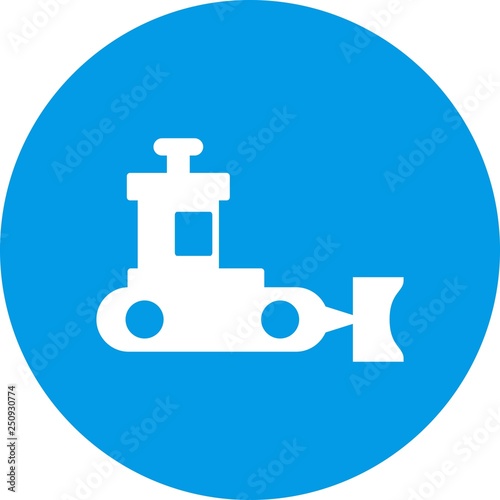 Vector Snow plow Icon