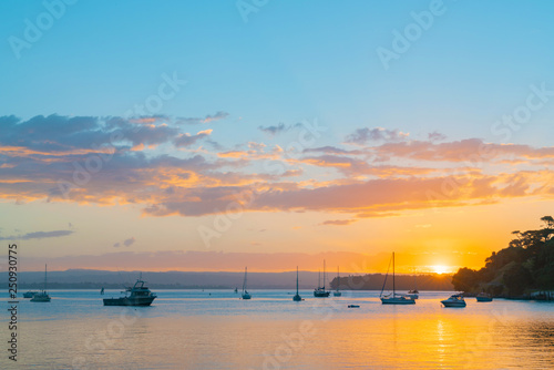 Sun sets over Pilot Bay © Brian Scantlebury