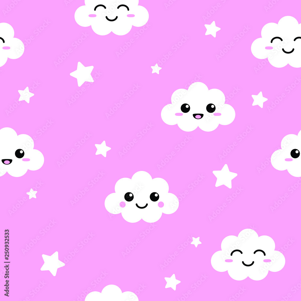 Seamless Pattern Cute Cloud Seamless Pattern Cute Cloud