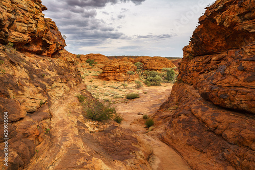 hiking in kings canyon in watarrka national park  northern territory  australia 35