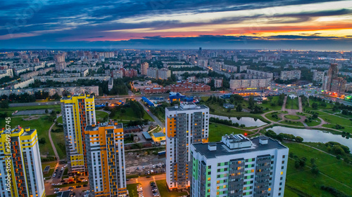 Panorama of urban residenti...