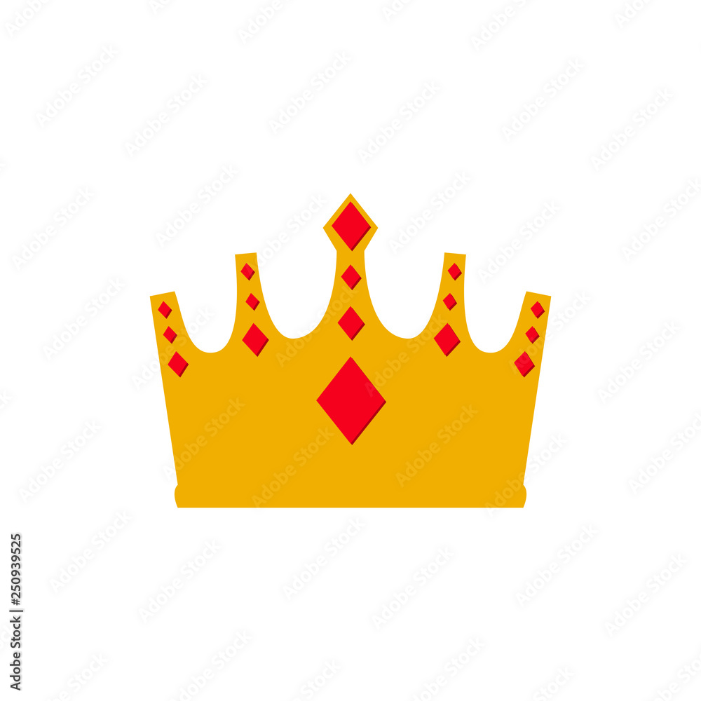 Obraz premium Isolated crown icon image. Vector illustration design