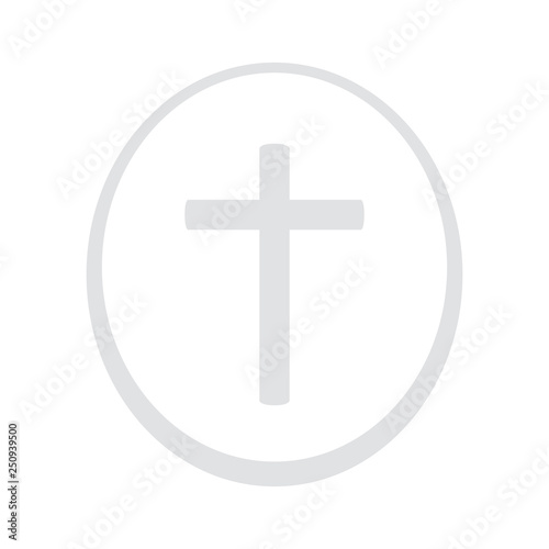 Isolated host icon. Holy week. Vector illustration design