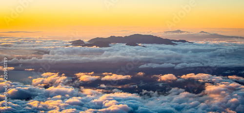 Sunset from the summit of Maui