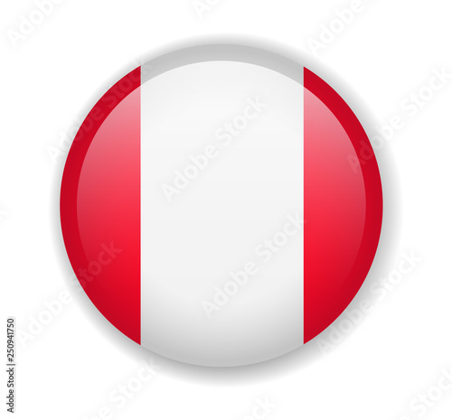 Free Download Peru flag round bright icon vector Illustration - GFXLoad