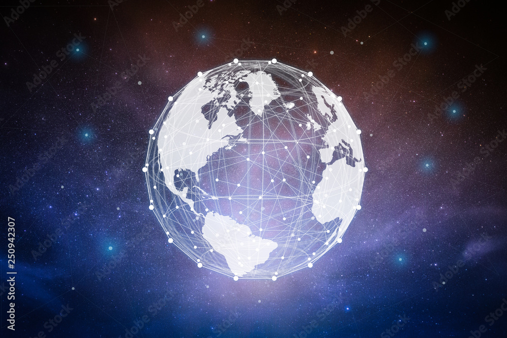 World connection graphic World connection graphic