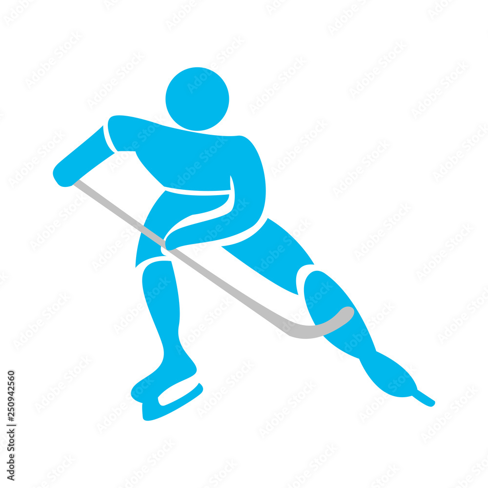 Fototapeta premium Isolated skiing people icon. Vector illustration design