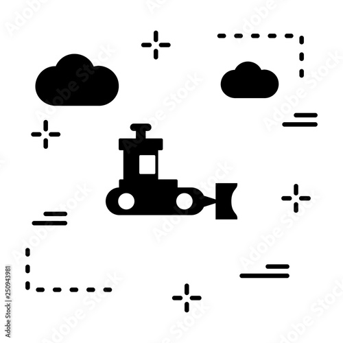 Vector Snow plow Icon