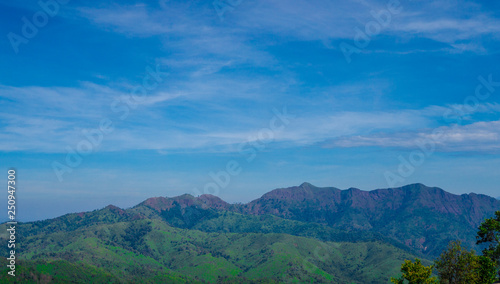 Sunrise scenery on the mountain at Khao Chang Phueak Karnchanaburi © nopphadol