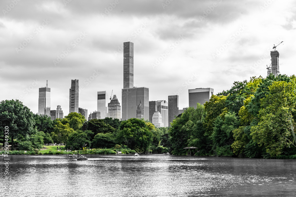 Obraz premium NYC in green