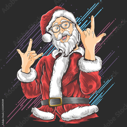 SANTA CLAUS CHRISTMAS VECTOR