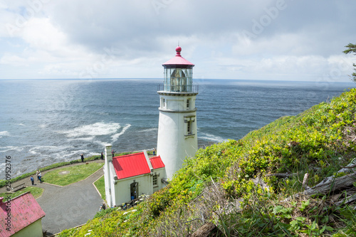 Heceta Head Lighthouse on Oregon Coast photo