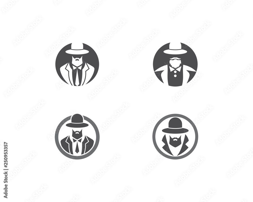 Detective logo vector Detective logo vector