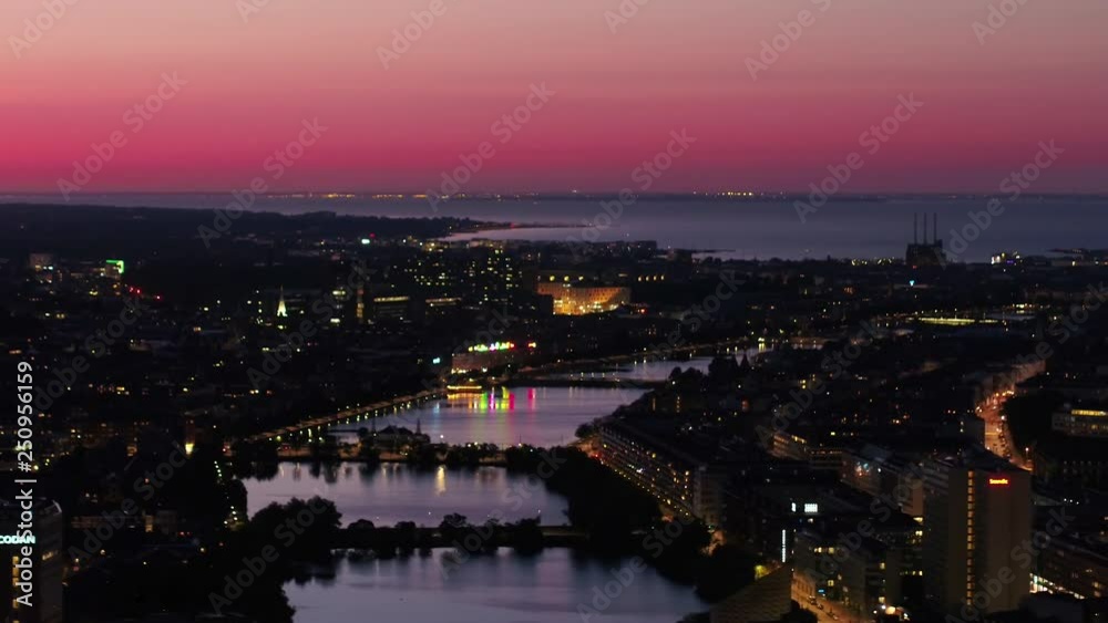 Aerial Denmark Copenhagen June 2018 Night 90mm Zoom 4K Inspire 2 Prores Aerial video of downtown Copenhagen in Denmark at night with a zoom lens. Aerial Denmark Copenhagen June 2018 Night 90mm Zoom 4K Inspire 2 Prores Aerial video of downtown Copenhagen in Denmark at night with a zoom lens.
