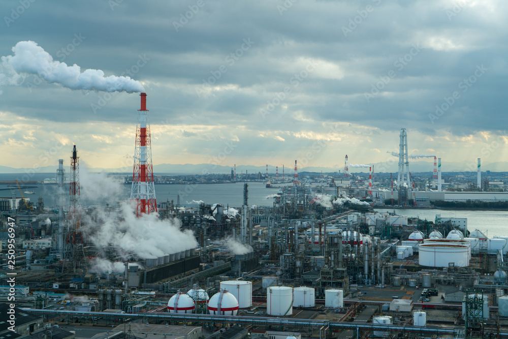 Chemical industrial factory from industry zone. Chemical industrial factory from industry zone.