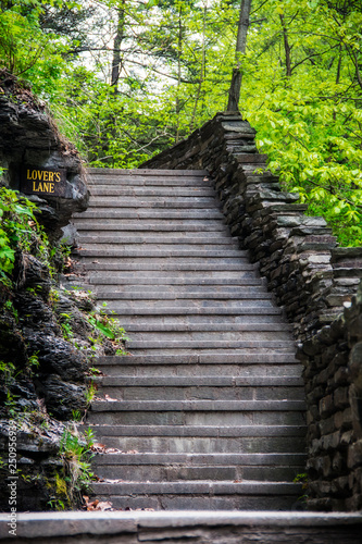 stairs at Watkins Glen State Park in New York