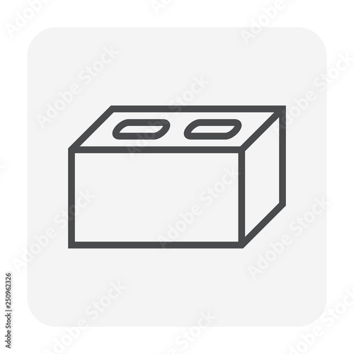 concrete block icon