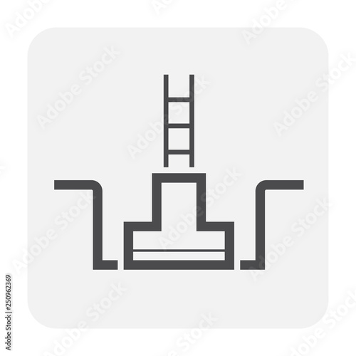 foundation icon black