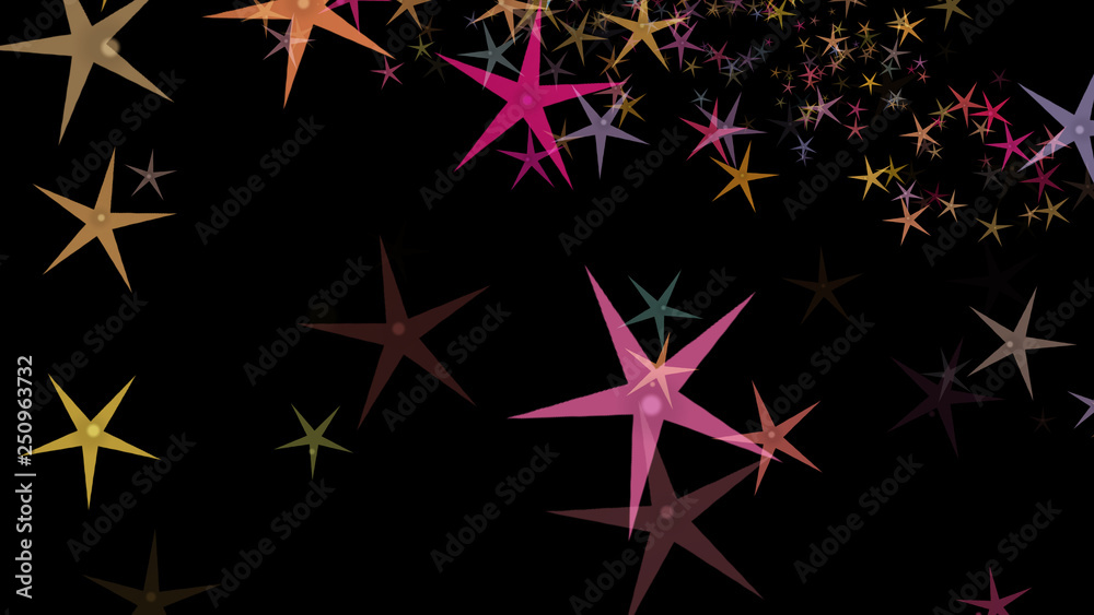 Background of multi-colored stars. Abstract background pattern. Background of multi-colored stars. Abstract background pattern.