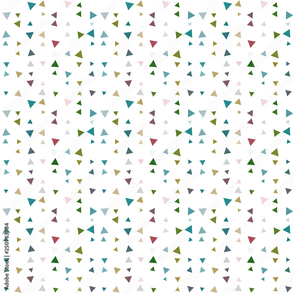 Abstract seamless pattern background with multi-colored varied triangles. - obrazy, fototapety, plakaty 