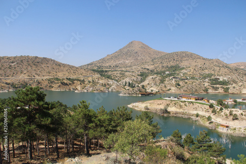 Fototapeta Naklejka Na Ścianę i Meble -  Sille Dam, located in the city of Konya, Turkey
