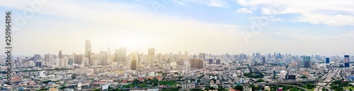 Panoramic View of Bangkok City Scape © Paisan