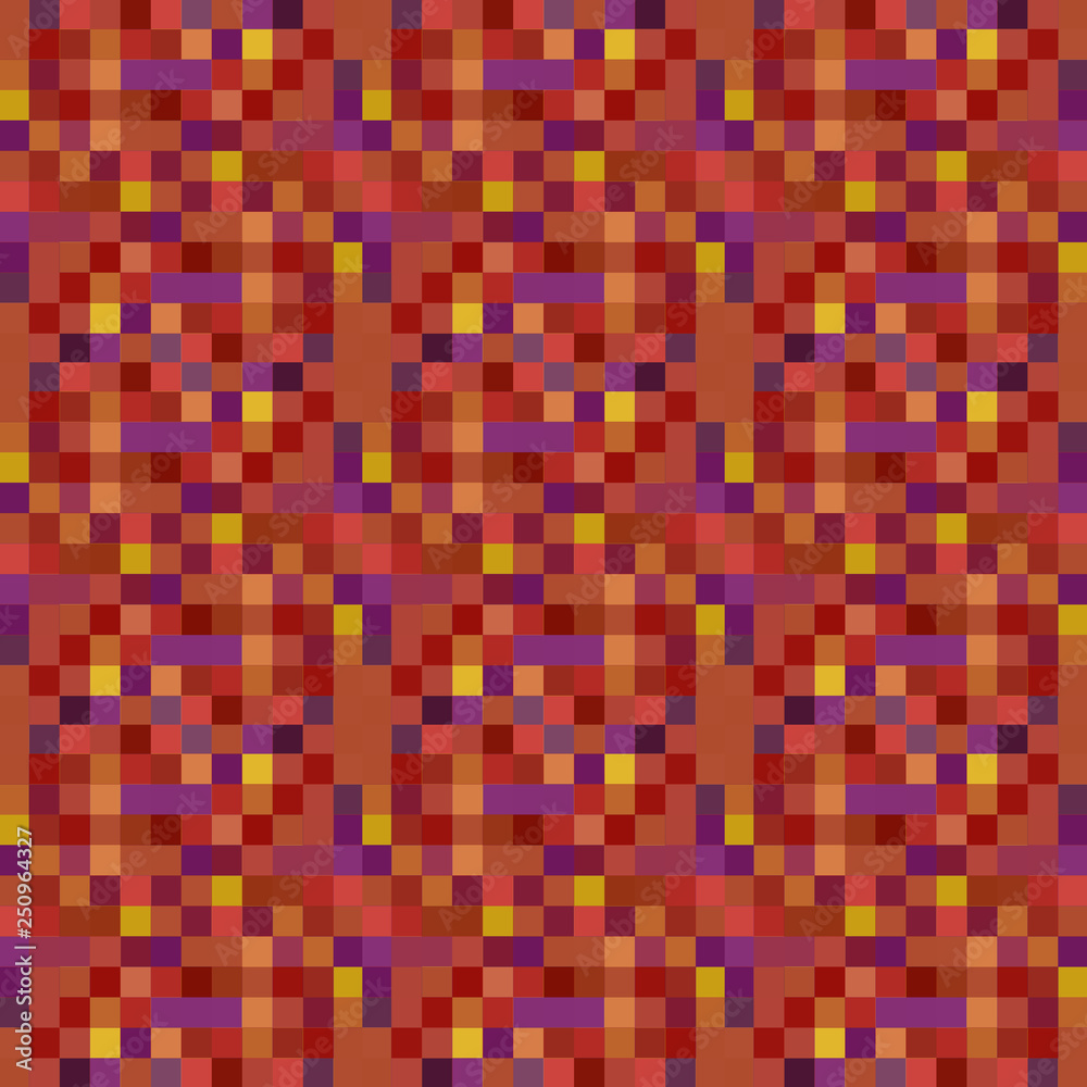 Fototapeta premium Seamless pattern background from a variety of multicolored squares.