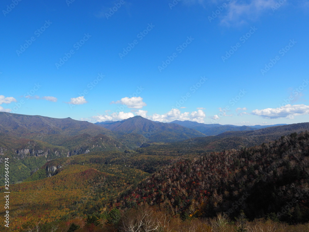 Autumn scenery in Hokkaido, Japan Autumn scenery in Hokkaido, Japan