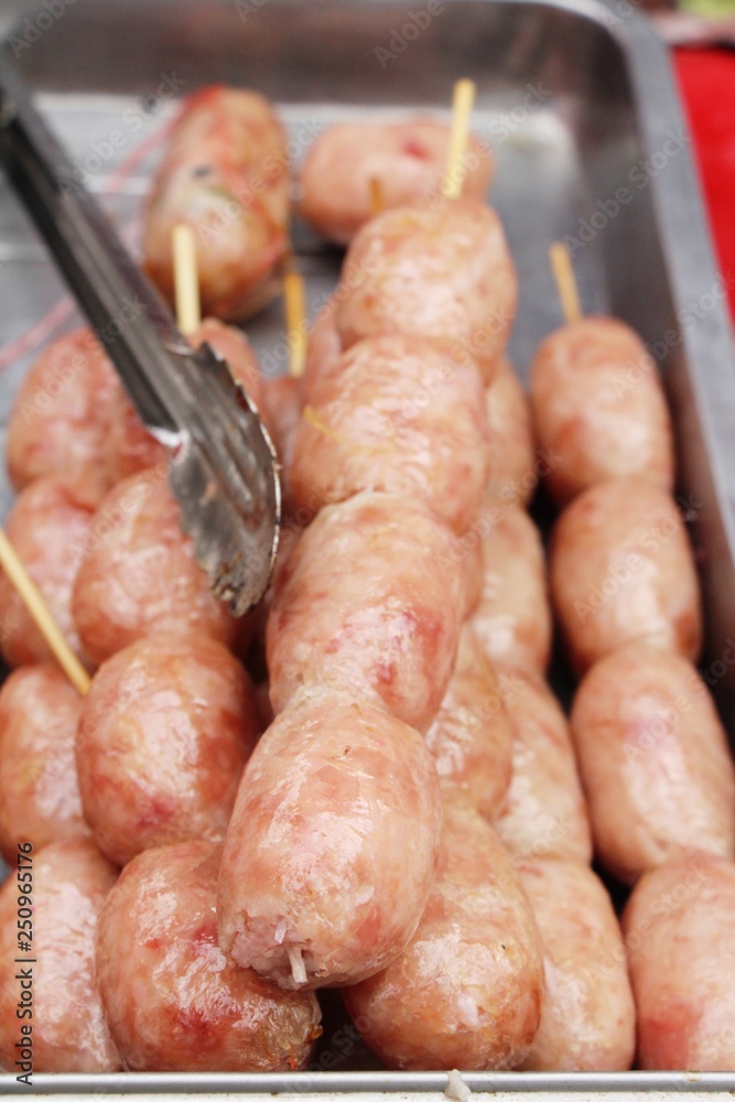 sausage asia for cooking at street food sausage asia for cooking at street food