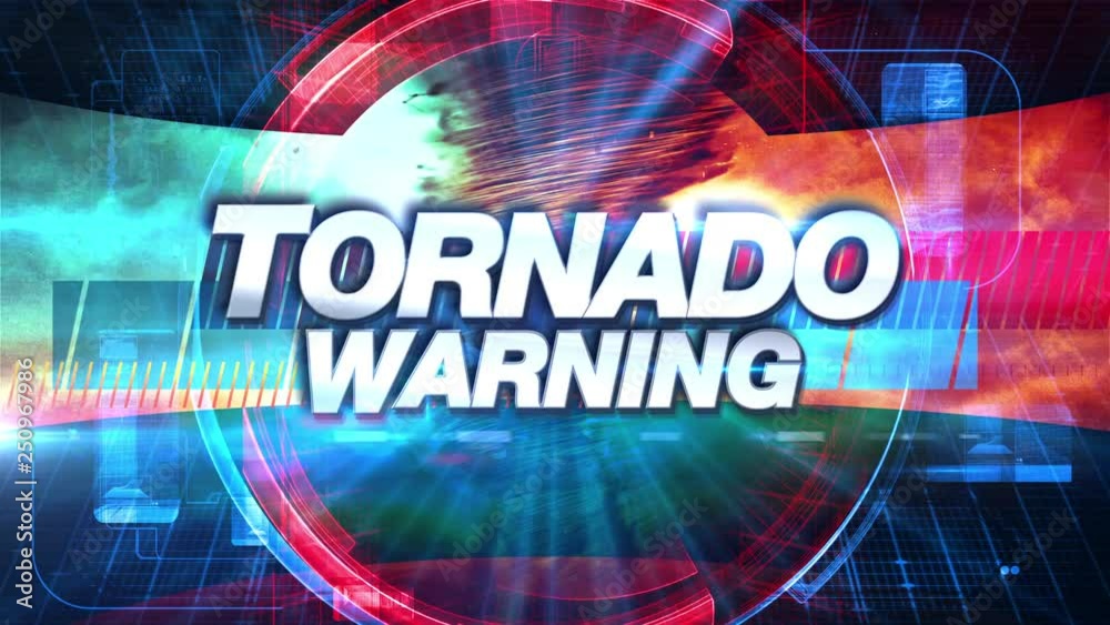 Tornado Warning - Broadcast TV Graphics Title