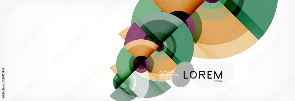 Modern circle background Modern circle background