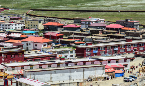 Yarchen Gar Monastery in Garze Tibetan