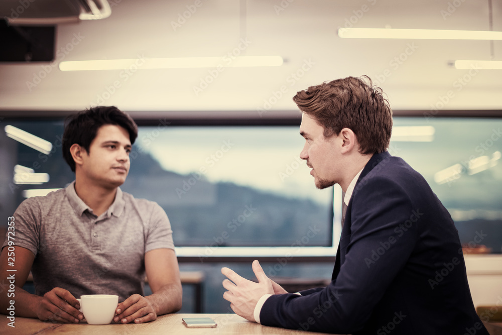 Portrait of a two young successful Businessmen