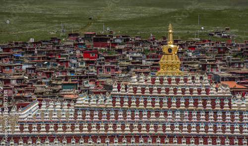 Yarchen Gar Monastery in Garze Tibetan photo