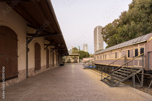 Visiting Old Train Station in Tel-Aviv photo