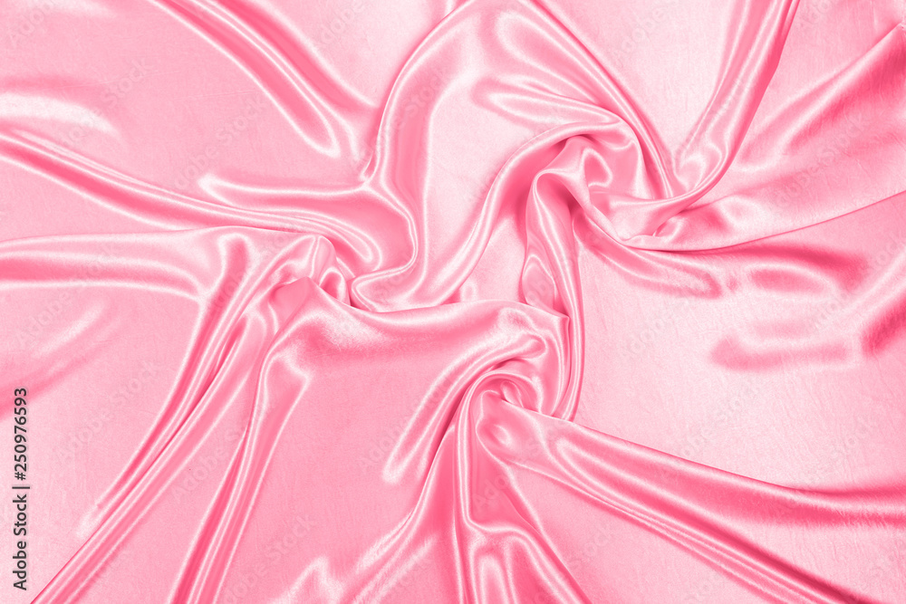 Pink luxury satin fabric texture for backgroundd Stock Photo | Adobe Stock