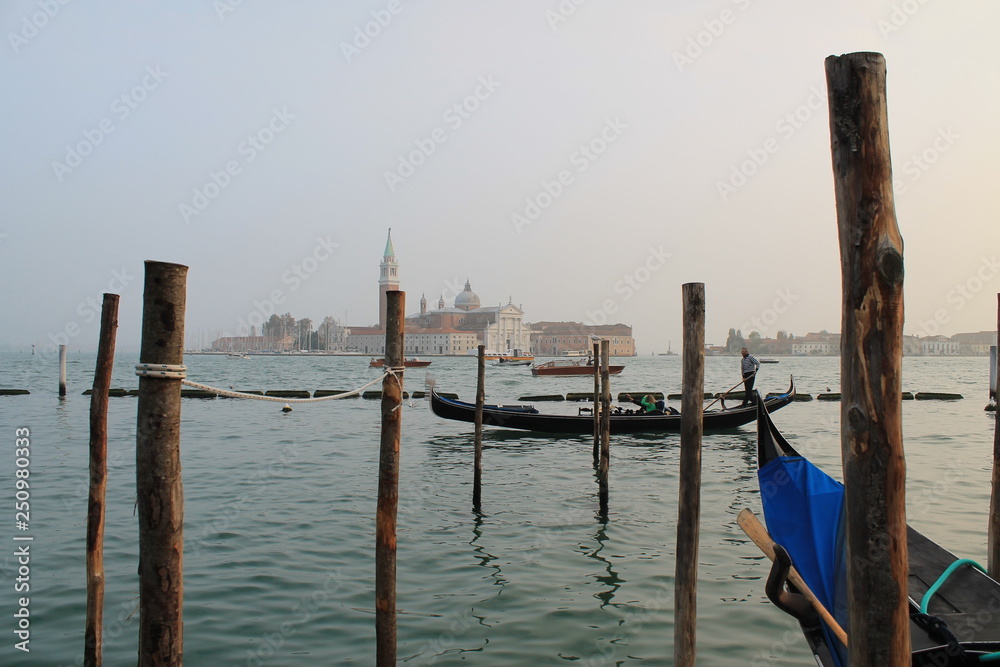 Venise au couché du soeil