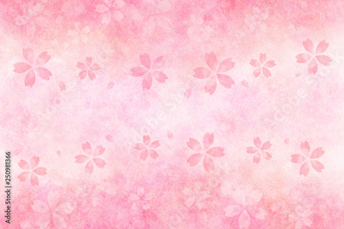 桜 花 春 水彩 背景