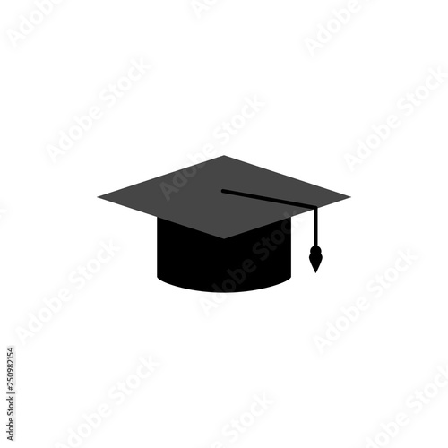 Graduation Cap Silhouette, Graduate cap icon