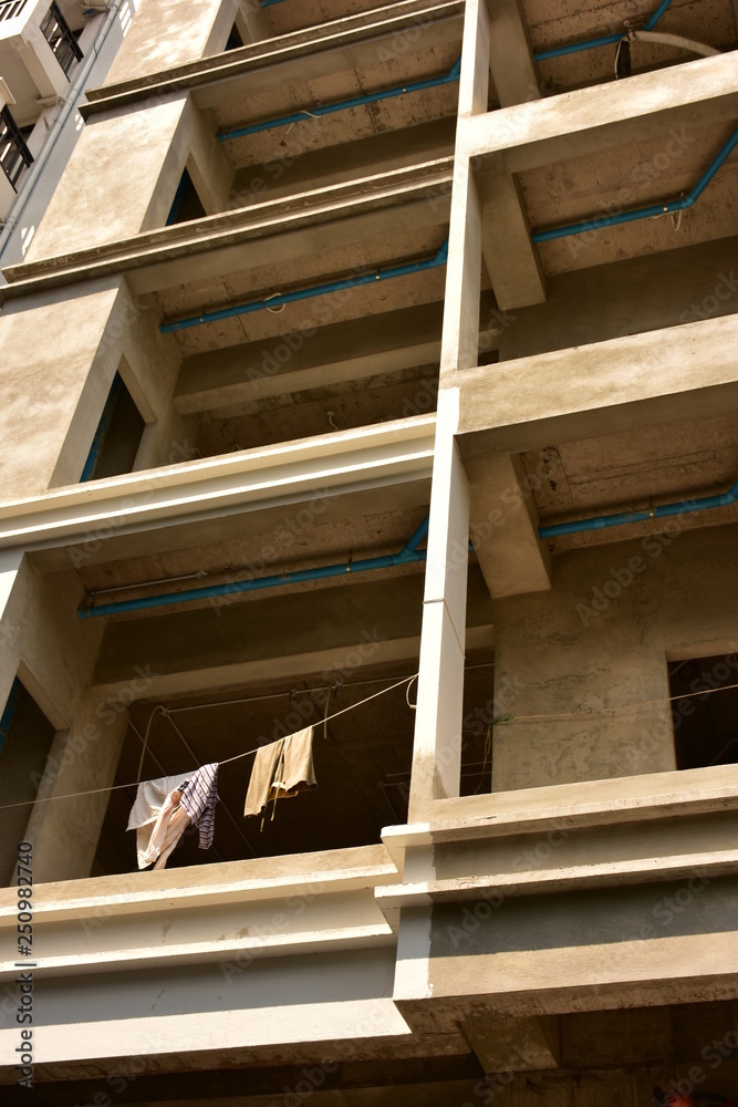 Obraz premium アジアの建設現場