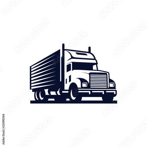Truck Logo Vector Stock Image