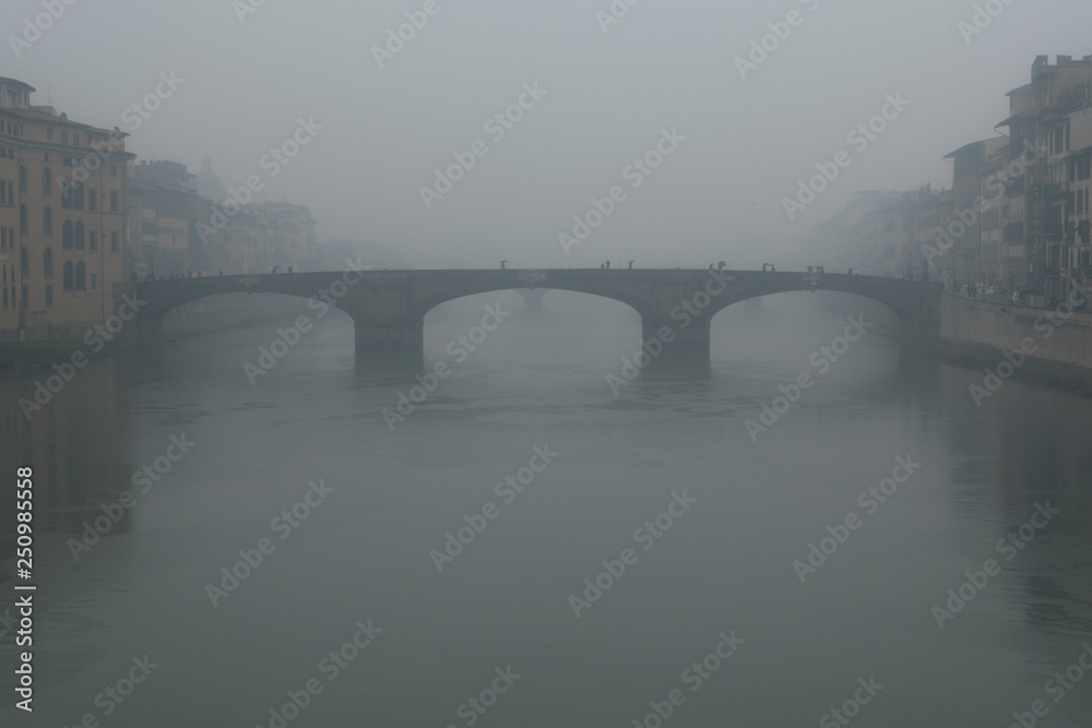 Firenze, Italia, Ponte Santa Trinità. One of the many bridges of Florence