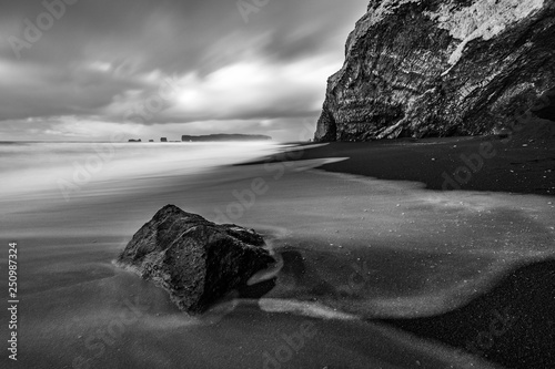 The black beach, Iceland 
